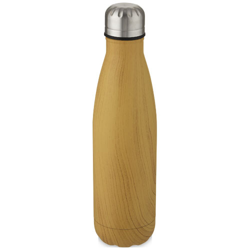 Bouteille isotherme publicitaire imitation bois 500 ml Cove Bruyère naturel